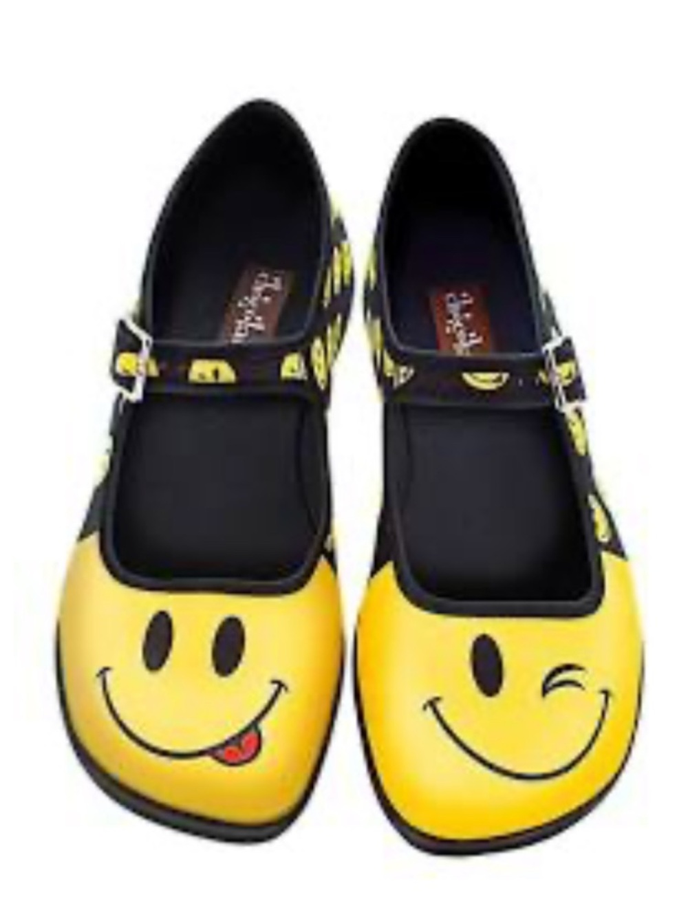Hot Chocolate Design Chocolaticas Wink Smiley Face Mary Jane Flat EU 39 US 9 GUC